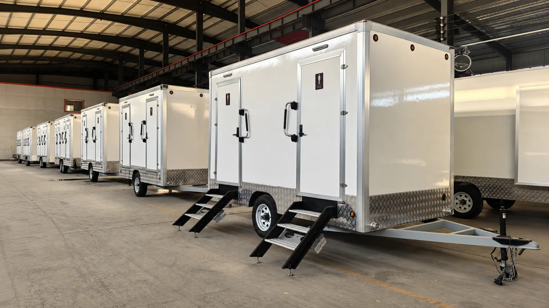 reliable 2 stall restroom trailer manufacturer