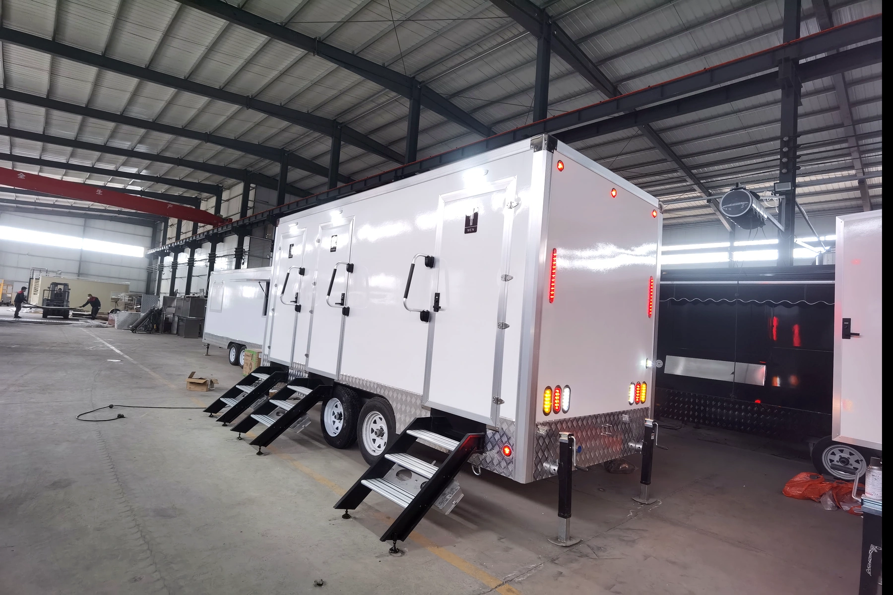 Restroom trailers