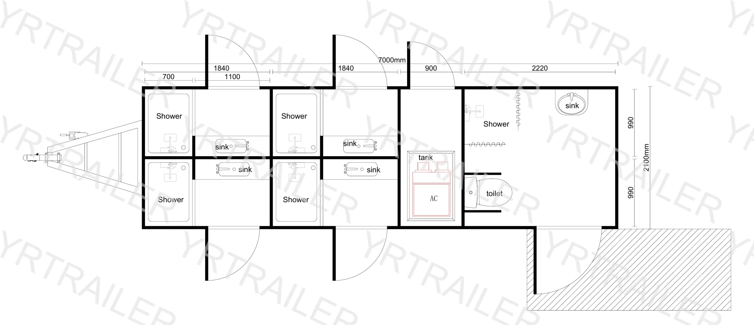 ADA Restroom Trailer