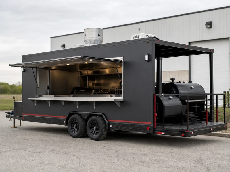 Custom BBQ Food Trailer