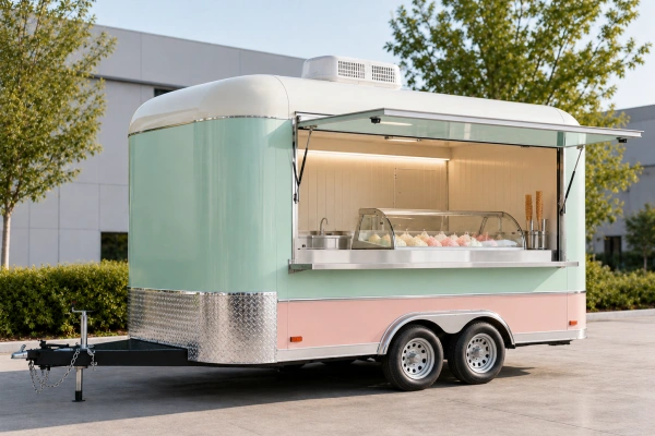 Custom Ice Cream Trailer