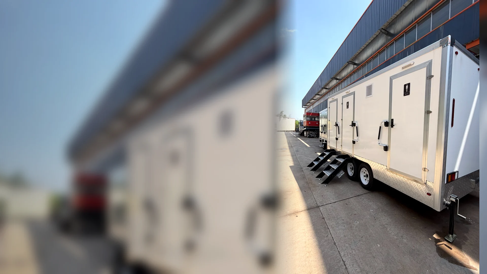Yunraohouse Factory and Finished Trailers