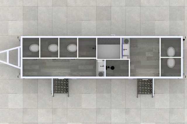 Combo Restroom Shower Trailer