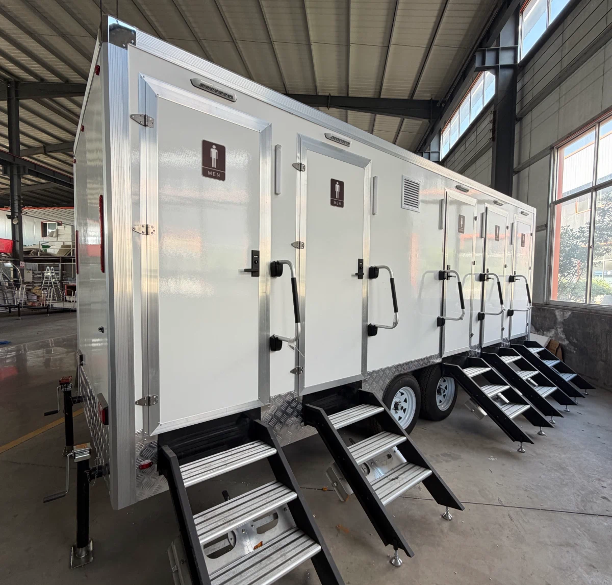 5 Stall Restroom Trailer